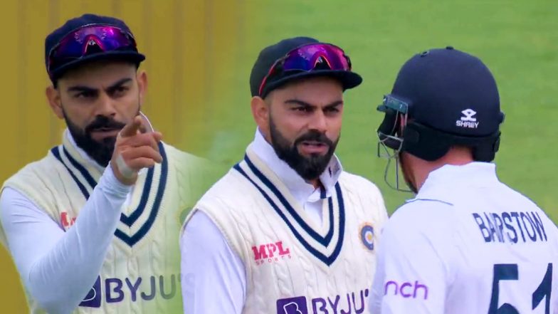 Virat Kohli-Bairstow Video: बेयरस्टो से भिड़े विराट कोहली, इशारे में कहा- 'चुप रहकर करो बैटिंग'