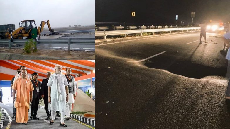 Bundelkhand Expressway: पीएम मोदी के उद्घाटन करने के 5 दिन बाद ही धंस गई बुंदेलखंड एक्सप्रेसवे, 3 वाहन दुर्घटनाग्रस्त