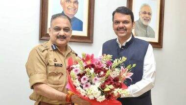 Maharashtra: मुंबई पुलिस कमिश्नर ने डिप्टी सीएम देवेंद्र फडणवीस से की मुलाकात