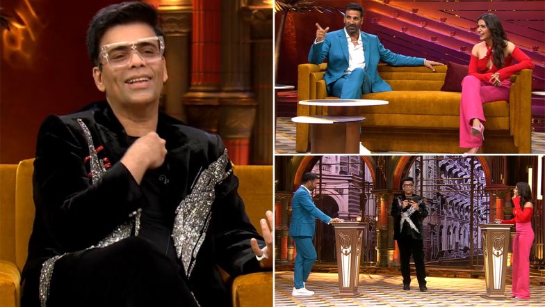 Koffee With Karan Season 7: Akshay Kumar और Samantha Prabhu ने करण के चैट शो में ली धमाकेदार एंट्री, मस्ती से भरा प्रोमो हुआ रिलीज