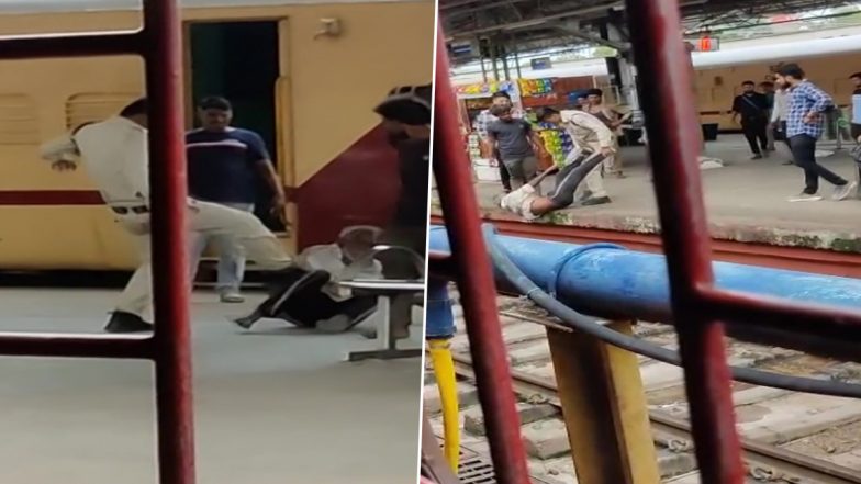 जबलपुर स्टेशन पर पुलिस की बुजुर्ग से बर्बरता का VIDEO हुआ वायरल, कांस्टेबल को किया गया सस्पेंड