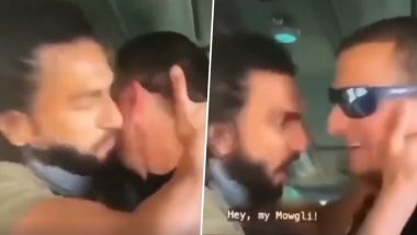 Bear Grylls को Kiss करते Ranveer Singh का मजेदार Video हुआ Viral, फैंस ने एक्टर को जमकर किया ट्रोल 