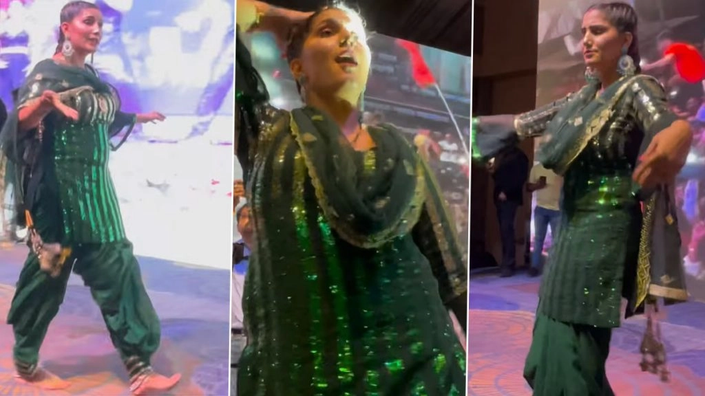 स्टेज पर जमकर थिरकती नजर आई हरयाणवी डांसर सपना चौधरी का ये दमदार वीडियो हुआ वायरल