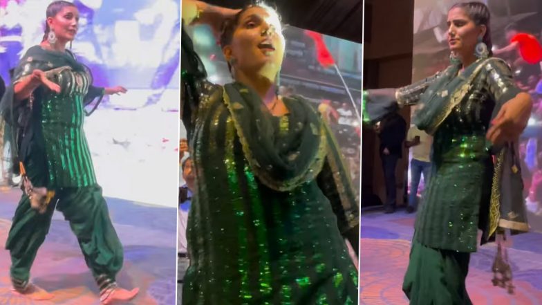 Sapna Choudhary Video: स्टेज पर जमकर थिरकती नजर आई हरयाणवी डांसर सपना चौधरी का ये दमदार Video हुआ Viral