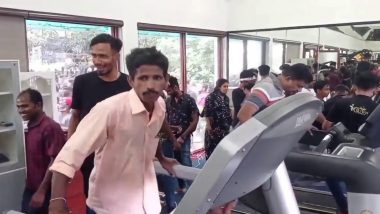 Sri Lanka Crisis: श्रीलंका के राष्ट्रपति भवन में प्रदर्शनकारियों की मौज, जिम में कसरत करने का वीडियो वायरल