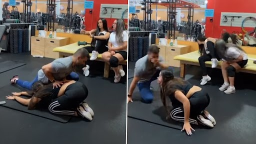 Girl Farts During Gym: जिम ट्रेनर लड़की को करा रहा था स्ट्रेचिंग, इस दौरान निकल गई फार्ट, उसके बाद जो हुआ...देखें वीडियो