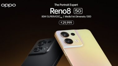 Oppo Reno8 5G: ओप्पो के रेनो8 5जी, एन्को एक्स2, पैड एयर टैब अब भारत में बिक्री के लिए उपलब्ध