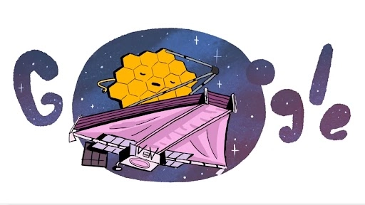 जेम्स वेब स्पेस टेलीस्कॉप से ली गई ब्रह्मांड की सबसे गहरी तस्वीर का डूडल बनाकर गूगल ने मनाया जश्न
