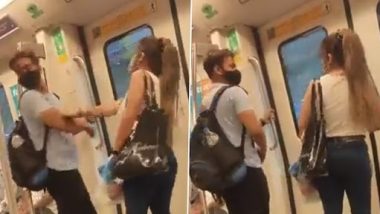 Girl Slapped Boyfriend: दिल्ली मेट्रो में गिफ्ट को लेकर बहस के बाद लड़की ने बॉयफ्रेंड को मारा थप्पड़, कैमरे में कैद हुआ हाई-वोल्टेज ड्रामा