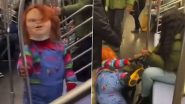 Viral Video: जोकर के कपड़े पहने छोटे व्यक्ति ने न्यूयॉर्क सबवे में की महिला का बैग छीनने की कोशिश, वीडियो वायरल