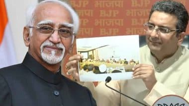 Hamid Ansari On Nusrat Mirza: हामिद अंसारी बोले- पाक पत्रकार नुसरत मिर्जा को कभी किसी सम्मेलन में नहीं बुलाया, BJP ने फोटो शेयर कर घेरा