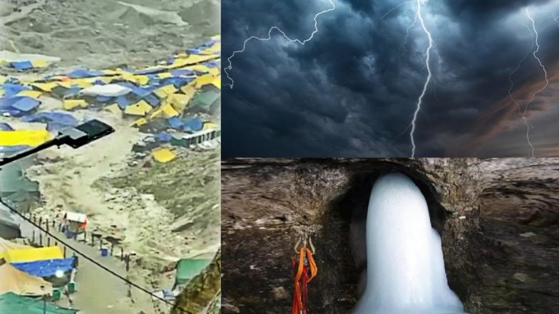 Amarnath Cloudburst Video: अमरनाथ के पास बादल फटने का वीडियो आया सामने, एक झटके में सब कुछ बहा ले गया सैलाब