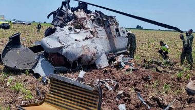 मेक्सिको नौसेना का हेलीकॉप्टर दुर्घटनाग्रस्त, 14 लोगों की मौत