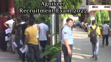 Agniveer Recruitment Exam 2022: अग्निवीर एयरफोर्स भर्ती परीक्षा शुरू, कानपुर में परीक्षा केंद्र के बाहर लगी लंबी कतार