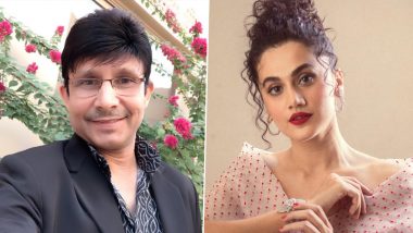 Dobaaraa फिल्म के कलेक्शन का मजाक उड़ा रहे KRK पर भड़कीं Taapsee Pannu, लिखा- ये मूर्ख है