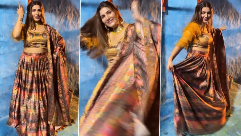 Sapna Choudhary ने खूब लहंगा पहनकर दिखाया अपना हॉट ट्रेडिशनल अवतार, Video देखकर फैंस बोले- गजब लग रही हो 