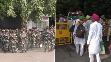 Farmer Protest: भारी पुलिस और सुरक्षा व्यवस्था के बीच धरना देने के लिए किसानों का जंतर-मंतर पहुंचना शुरू