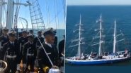 Independence day 2022: INS Tarangini पर सवार भारतीय नौसेना के जवानों ने समुद्र में राष्ट्रीय ध्वज फहराया-Watch