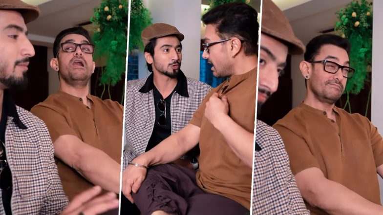 Aamir Khan ने Mr. Faizu के साथ रिक्रिएट किया 'Andaaz Apna Apna' का ये फनी सीन, Video देखकर लोटपोट हुए फैंस