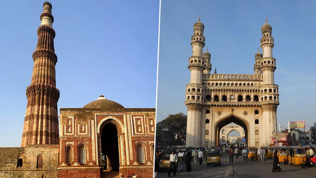 कुतुब मीनार से लेकर चारमीनार तक 'तिरंगा' के रंगों से रोशन नजर आए एएसआई के स्मारक