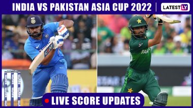 IND vs PAK Asia Cup 2022 T20 Live Score: पाकिस्तान को लगा छठा झटका,  भुनेश्वार कुमार ने अपने दुसरे विकेट के रूप में आसिफ अली को किया आउट