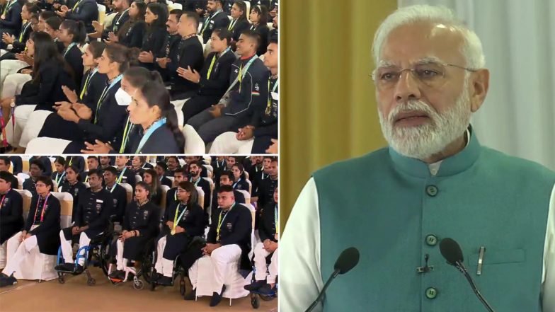 PM मोदी ने कॉमनवेल्थ गेम्स में हिस्सा लेने वाले डेलिगेशन से की मुलाकात, पदकवीरों के प्रदर्शन को सराहा