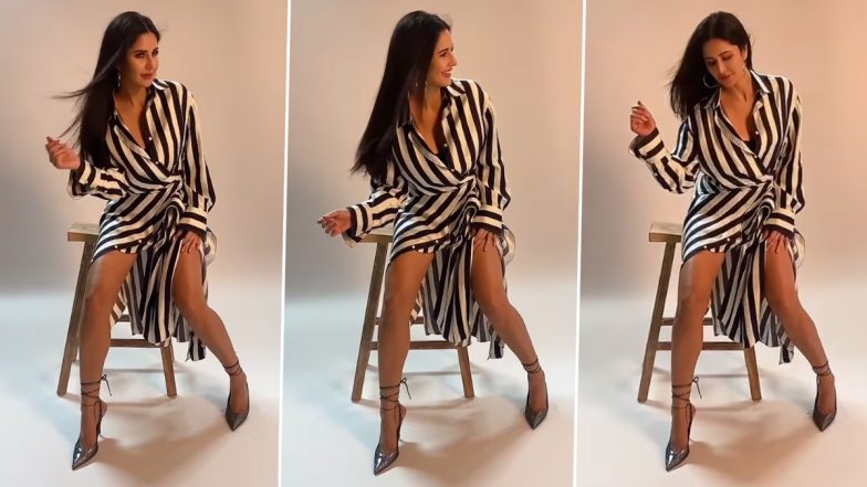 Katrina Kaif Hot Video: कैटरीना कैफ ने हॉट आउटफिट में दिए सेक्सी पोज, यूजर्स का दिल हुआ धक-धक