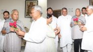 Bihar Politics: आरजेडी प्रमुख लालू यादव दिल्ली से पहुंचे पटना, सीएम नीतीश कुमार ने की मुलाकात- Watch Pics