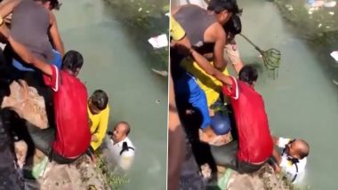 Lucknow Viral Video: घर मे हुई अनबन तो नहर में कूदा युवक, ट्रैफिक कांस्टेबल ने जान पर खेलकर बचाई जान