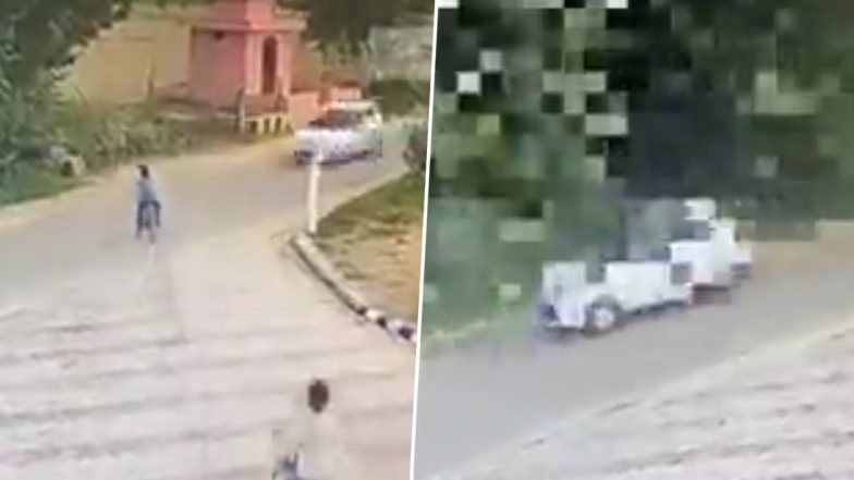 Rajasthan: तेज रफ्तार कार ने साइकिल सवार 2 बच्चों को मारी टक्कर, Video में देखें दर्दनाक घटना