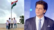 Shah Rukh Khan Hoist Tricolour: शाहरुख खान ने परिवार संग मन्नत में फहराया तिरंगा, Independence Day 2022 पर शेयर किया Photo