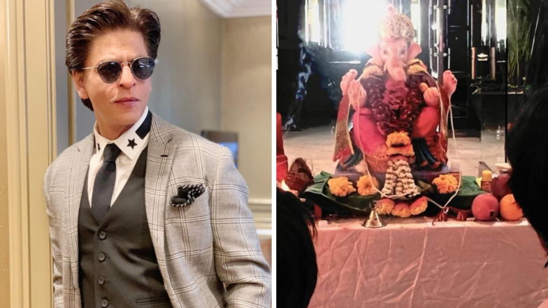 Ganesh Chaturthi 2022: Shah Rukh Khan के घर पर पधारे गणपति बप्पा, किंग खान ने शेयर की खूबसूरत तस्वीर