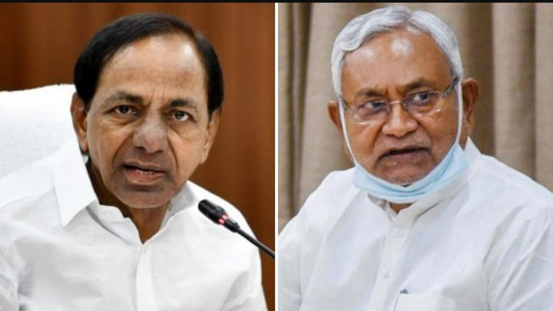 Telangana के मुख्यमंत्री KCR पटना पहुंचे, मिशन 2024 के लिए CM नीतीश कुमार से की मुलाकात