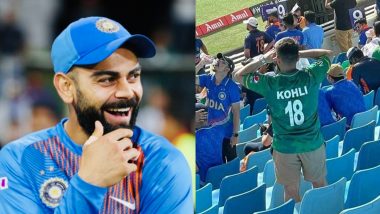 IND vs PAK Asia Cup 2022: पाकिस्तानी जर्सी पर कोहली का नाम, पड़ोसी मुल्क के फैन्स ने चौकाया, Photos वायरल