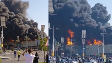 Massive Fire In Egypt Shopping Mall: भीषण आग में झुलसा मिस्र का अलेक्जेंड्रिया सिटी सेंटर मॉल, देखें ये खौफनाक VIDEOS