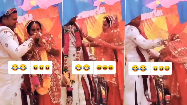 शादी के दौरान दूल्हे ने स्टेज पर की ऐसी हरकत, गुस्साई दुल्हन ने मारा थप्पड़ और फिर शुरु हो गई हाथापाई (Watch Viral Video)