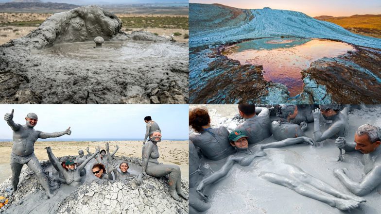 Mud Volcano: इस देश में फटा मिट्टी का ज्वालामुखी, जानें लोग इस कीचड़ में नहाते क्यों हैं?
