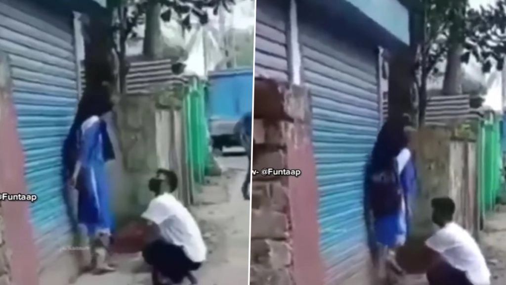 VIDEO: ब्रेकअप होते ही गर्लफ्रेंड के पैरों पर गिर पड़ा बॉयफ्रेंड, गिड़गिड़ाते हुए प्यार की भीख मांगता आया नजर 