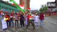 15 August: कश्मीर के लाल चौक पर गूंजा वंदे मातरम, लोगों ने तिरंगा फहराकर मनाया आजादी का जश्न