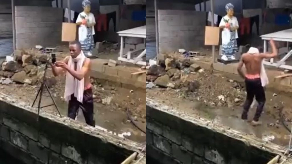 मोबाइल कैमरा सेट करके वीडियो बनाने के लिए पीछे मुड़ा लड़का, जब वापस पलटा तो उसके साथ हो गया यह कांड