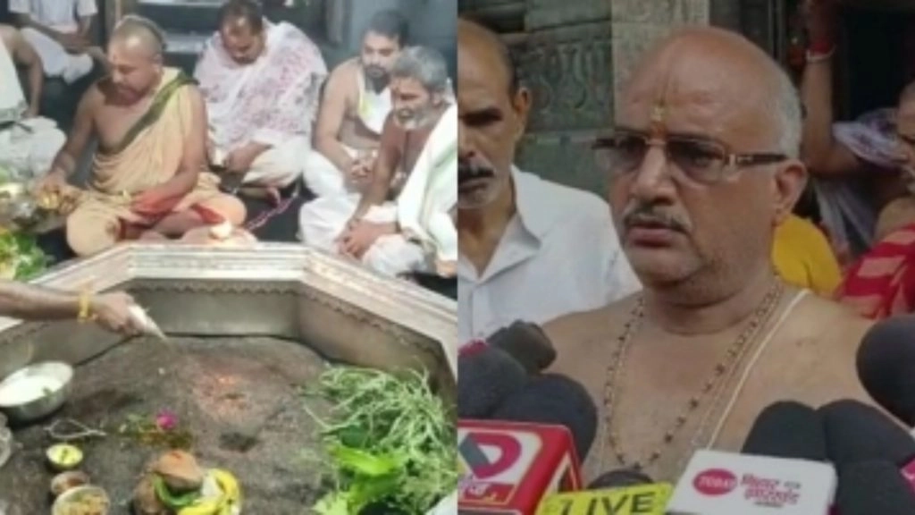 Bihar: मुस्लिम मंत्री के प्रवेश के बाद विष्णुपद मंदिर का किया गया शुद्धिकरण, पूरे परिसर को गंगाजल से किया गया शुद्ध