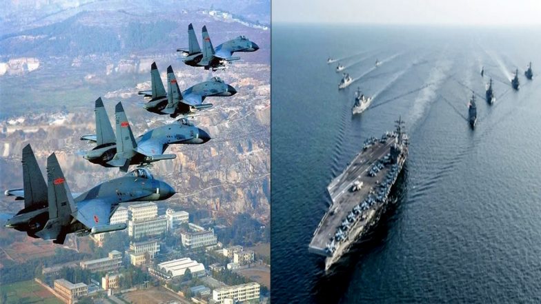 China-Taiwan Conflict: ताइवान का दावा, 68 चीनी विमान, 13 युद्धपोतों ने मध्य रेखा पार को किया पार