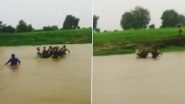 मध्य प्रदेश: बैतूल में खाट पर लिटाकर गर्भवती महिला को ग्रामीणों ने पार की उफनती नदी- Video