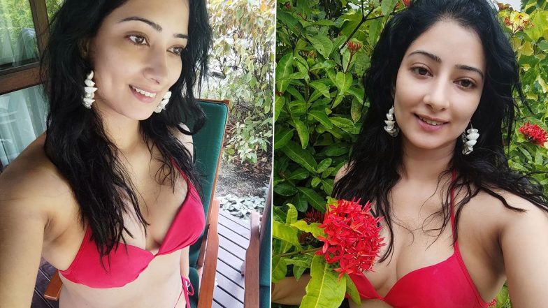 बॉलीवुड एक्ट्रेस Niharica Raizada ने गुलाबी बिकिनी पहनकर दिखाया सेक्सी अवतार, हॉटनेस से लगा रही हैं बवाल