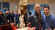 IND vs ZIM: Airport पर भारतीय क्रिकेट टीम से मिले वरुण धवन मिले, twitter पर शेयर किये तस्वीरे