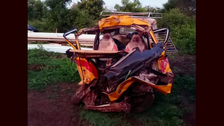 Maharashtra: अहमदनगर-पुणे हाईवे पर बड़ा हादसा, कंटेनर की कार से टक्कर में एक ही परिवार के 5 सदस्यों की मौत