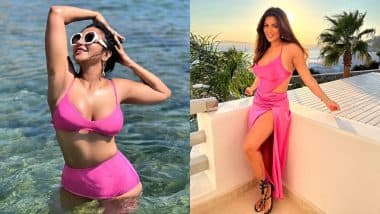 Shama Sikander Bold Photos: बॉलीवुड एक्ट्रेस शमा सिकंदर ने गुलाबी बिकिनी पहनकर दिखाया दिलकश अवतार, अकेले में देखें ये तस्वीरें