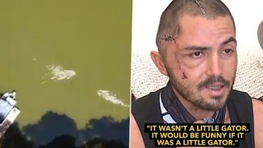 Viral Video: 12 फीट लंबे मगरमच्छ के सिर में काटने के बाद जिंदा बचा इंसान, ड्रोन ने खींची खौफनाक फुटेज, देखें वीडियो