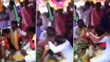 Funny Video: शादी के बाद दूल्हा- दुल्हन को जबरदस्ती करने लगा kiss, वहां मौजूद लोगों की आंखें फटी रह गईं