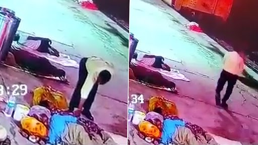 Viral Video: मथुरा रेलवे स्टेशन पर मां के साथ सो रहे 7 महीने के बच्चों को शख्स चुराकर भागा, देखें वीडियो